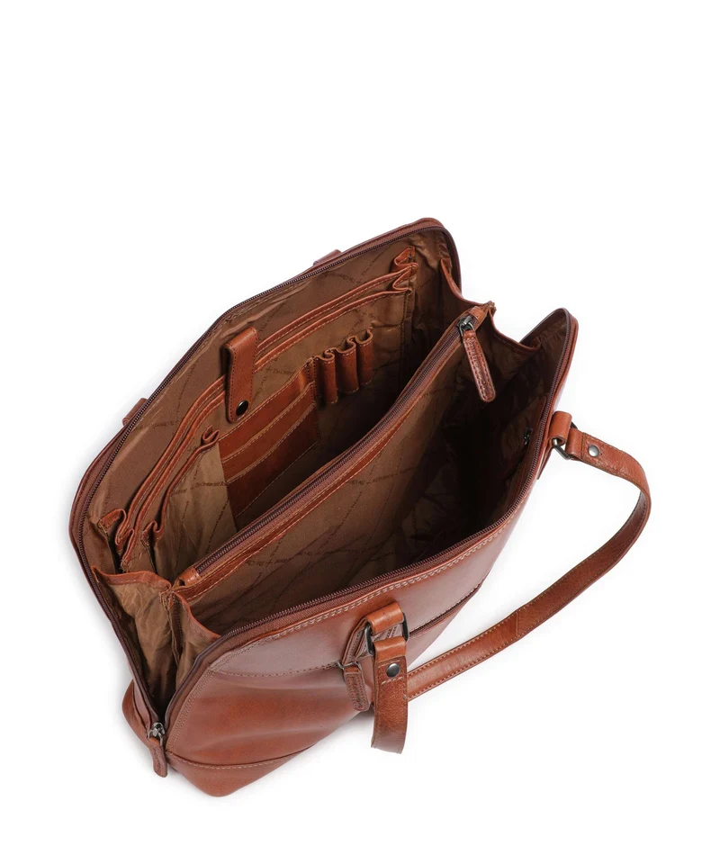 The Chesterfield Brand Novum Selvino Bolso de hombro cognac