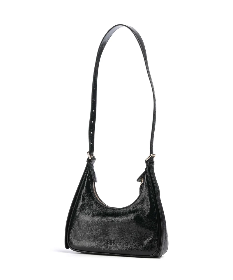 Pinko Miss Pinko Mini Bolso de hombro nero limousine/oro