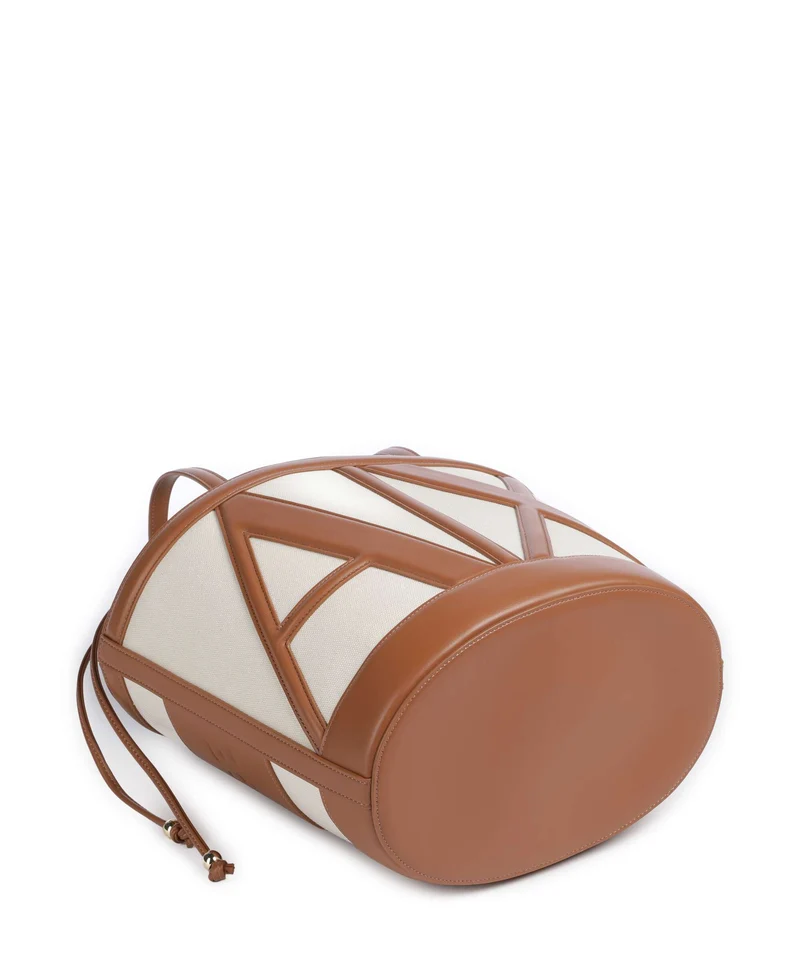 Armani Exchange Marisol Bucket bolso de mano natural/saline clay