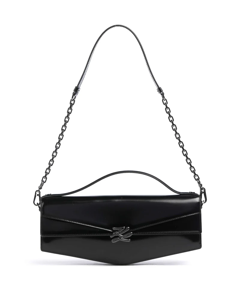 Karl Lagerfeld K/Studio Autograph Bandolera black/nickel