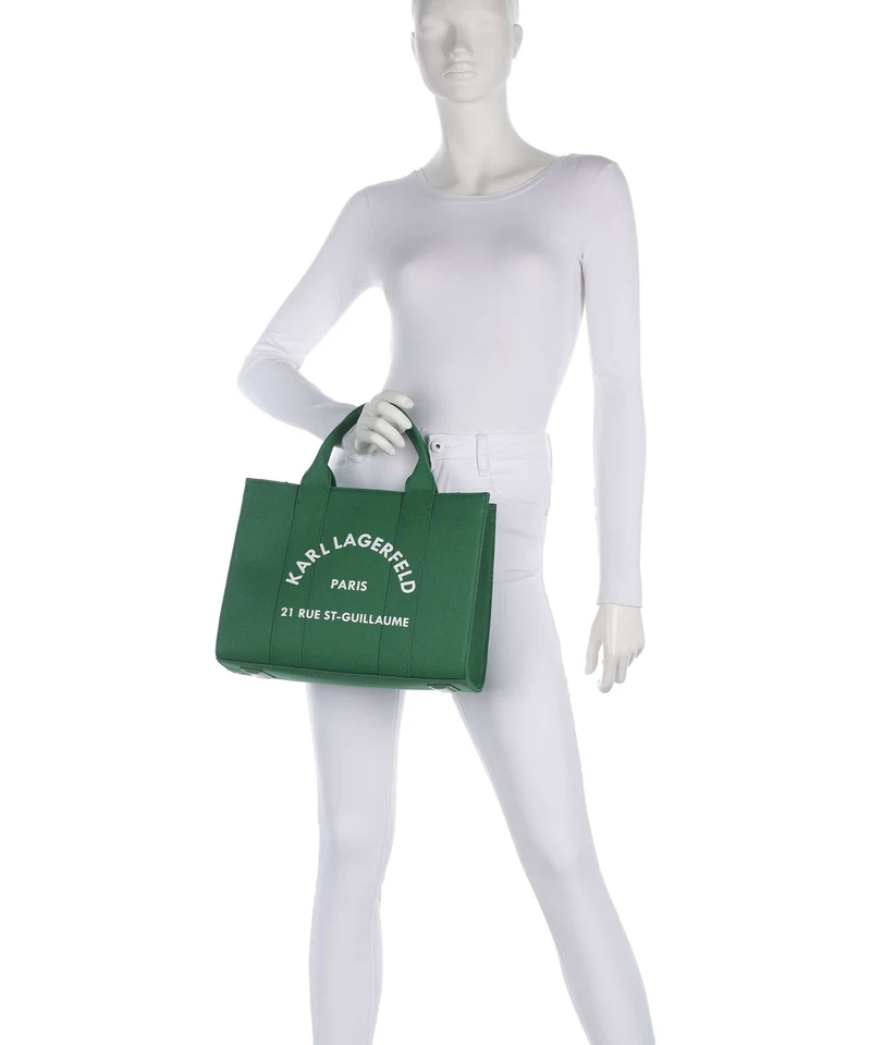 Karl Lagerfeld K/Rue St Guillaume Medium Bolso de mano plant green