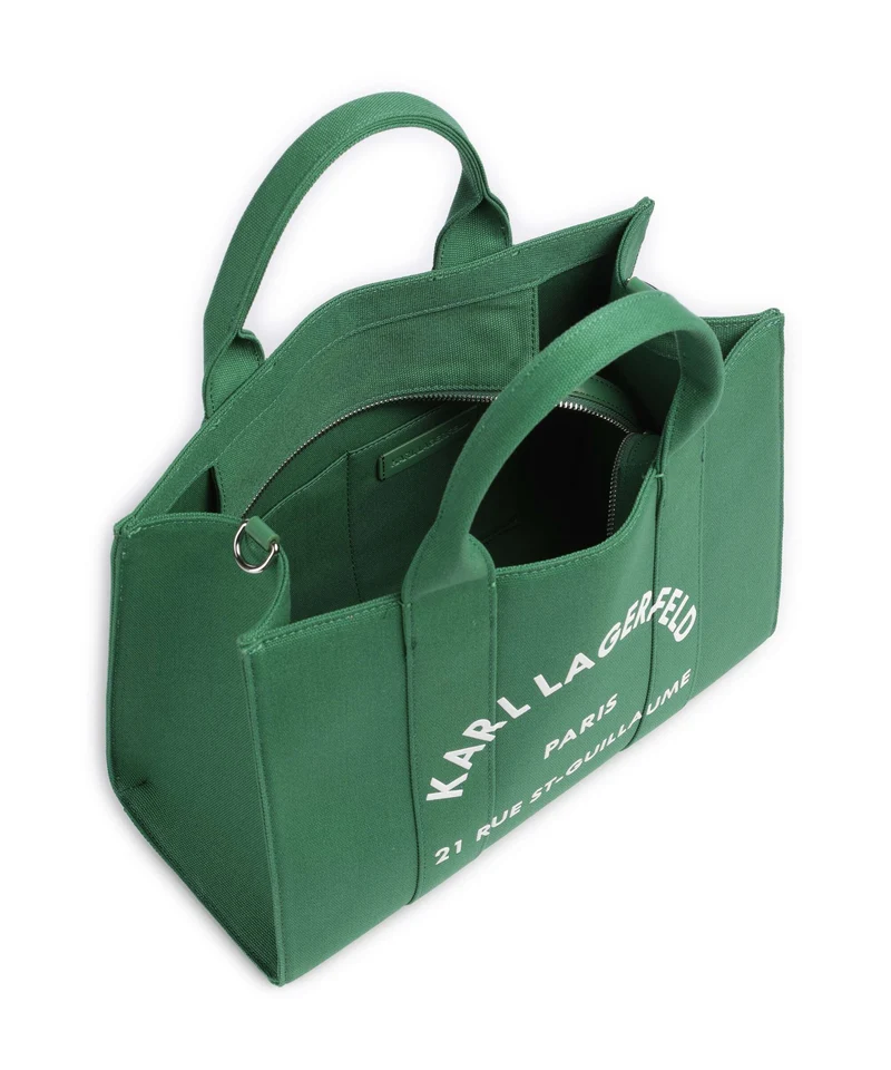 Karl Lagerfeld K/Rue St Guillaume Medium Bolso de mano plant green