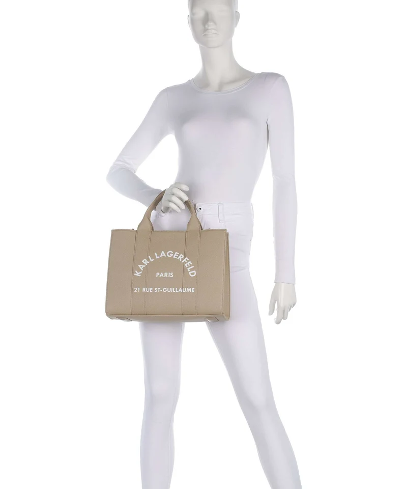 Karl Lagerfeld K/Rue St Guillaume Medium Bolso de mano safari