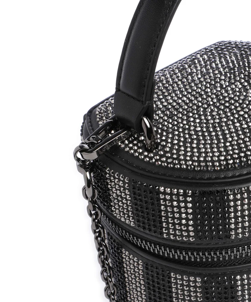Karl Lagerfeld K/Soiree Bucket bolso de mano black embellishment