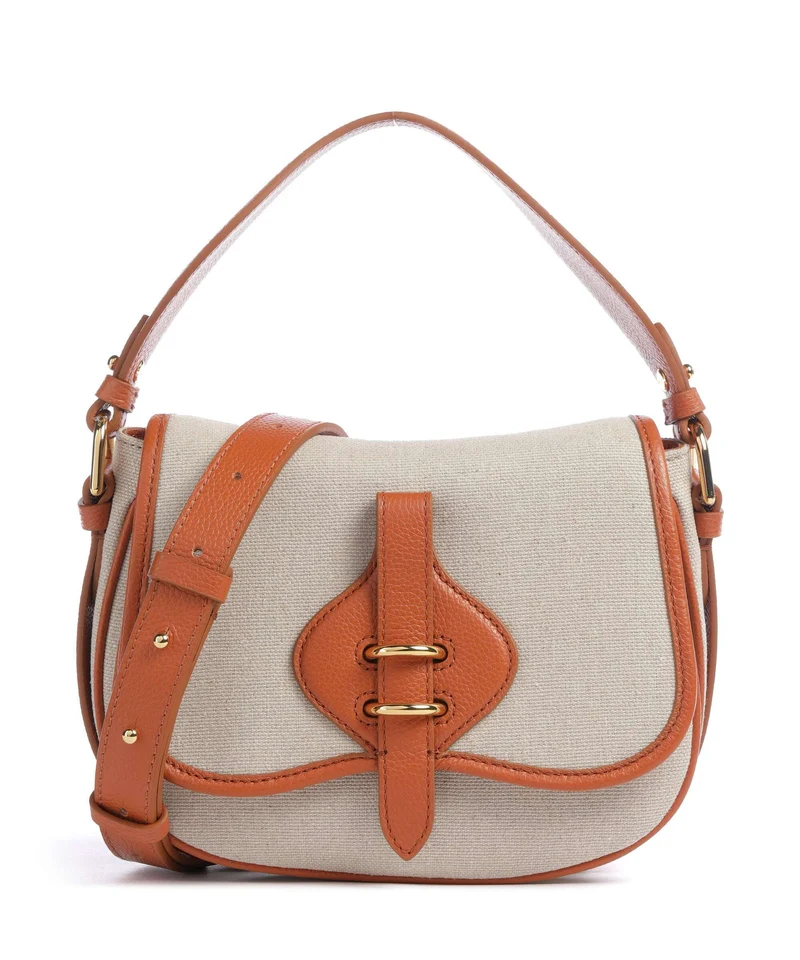 Coccinelle Mavery Canvas Bolso de mano natural/crab