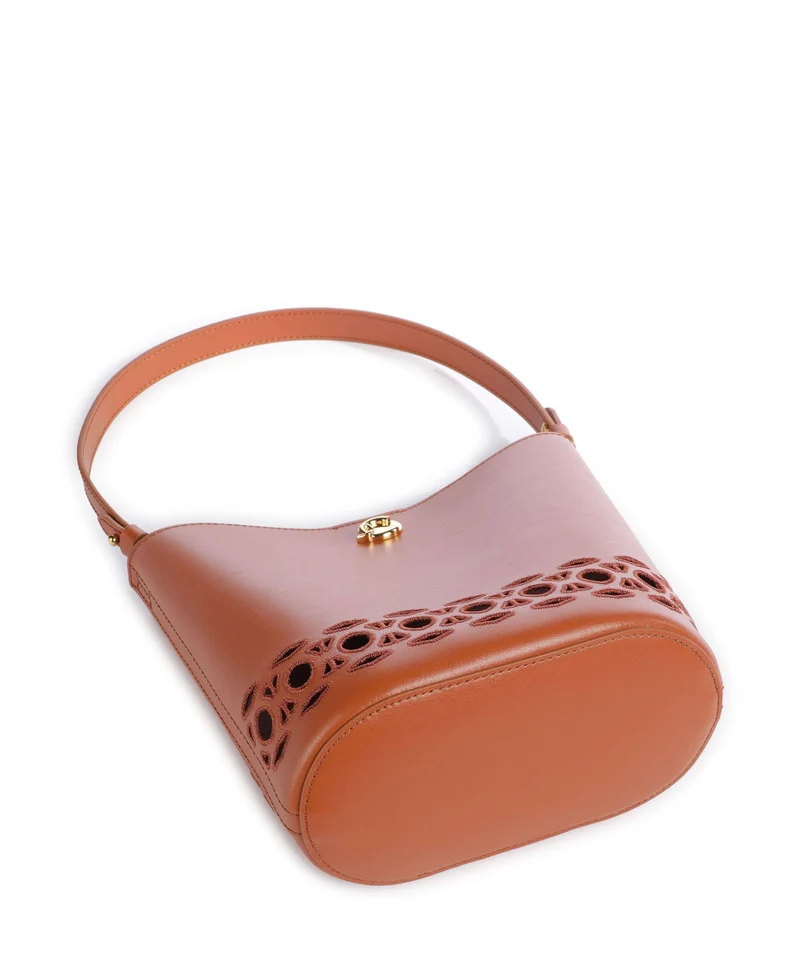 Coccinelle Nikla Monogram Sangallo Bucket bolso de mano crab