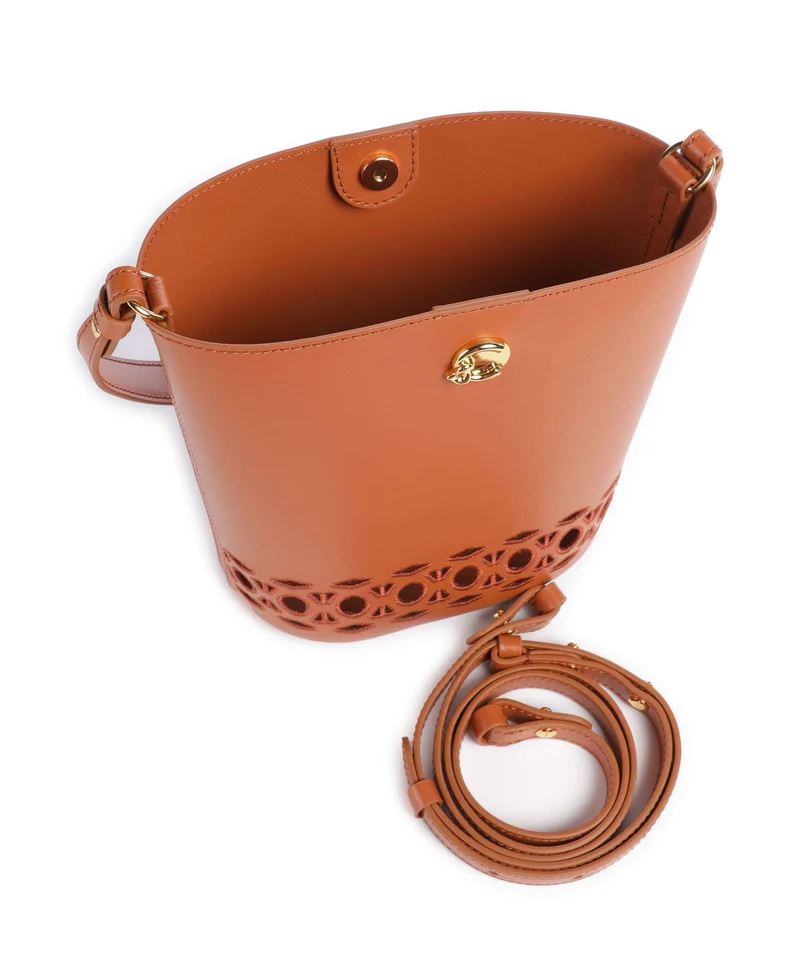 Coccinelle Nikla Monogram Sangallo Bucket bolso de mano crab