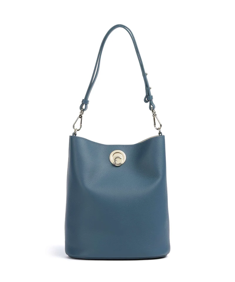 Coccinelle Nikla Bucket bolso de mano deep blue/sandshell