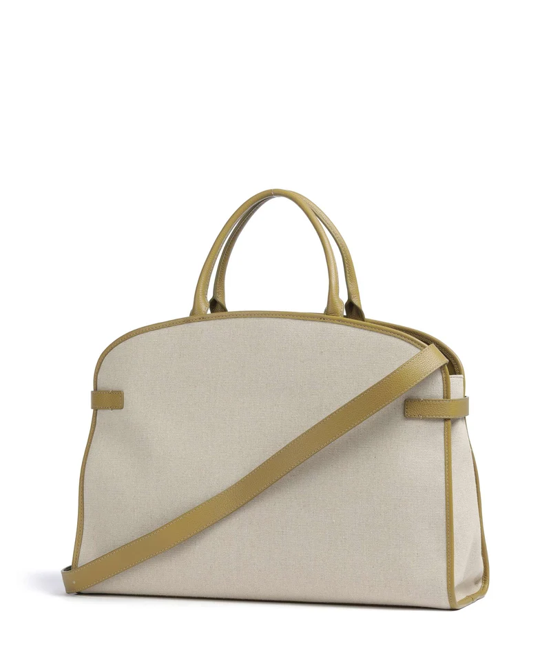 Coccinelle Sabine Canvas Bolso de mano natural/seagrass