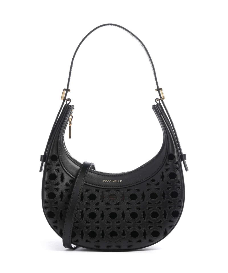 Coccinelle Whisper Monogram Sangallo Bolso de hombro noir