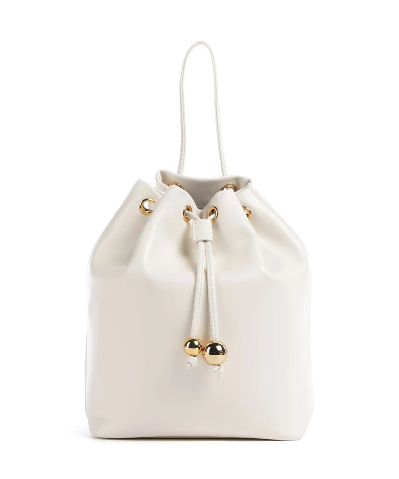 Furla Sfera Soft Mini Bucket bolso de mano panna