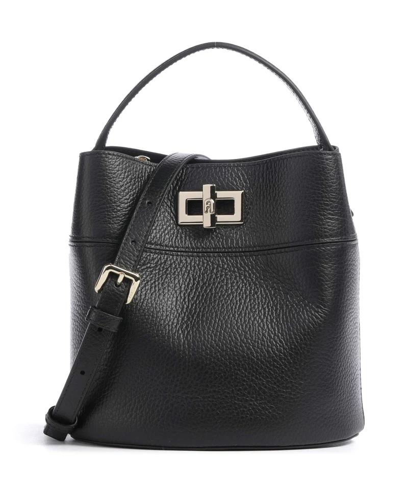 Furla Amelia Mini Bucket bolso de mano nero