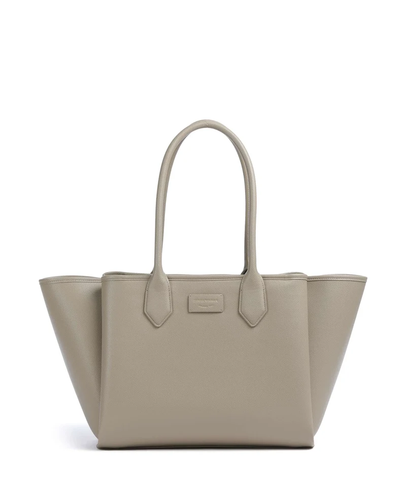 Emporio Armani Odette Bolsa shopping creta/moka