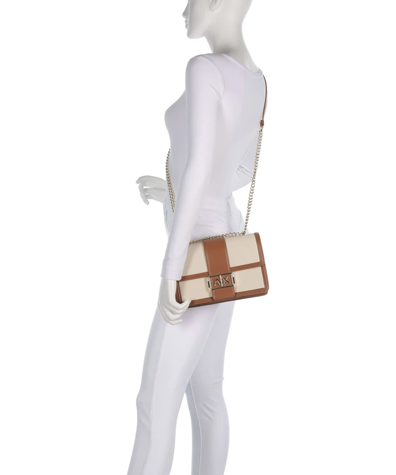 Armani Exchange Wonder M Bolso de hombro natural/saline clay