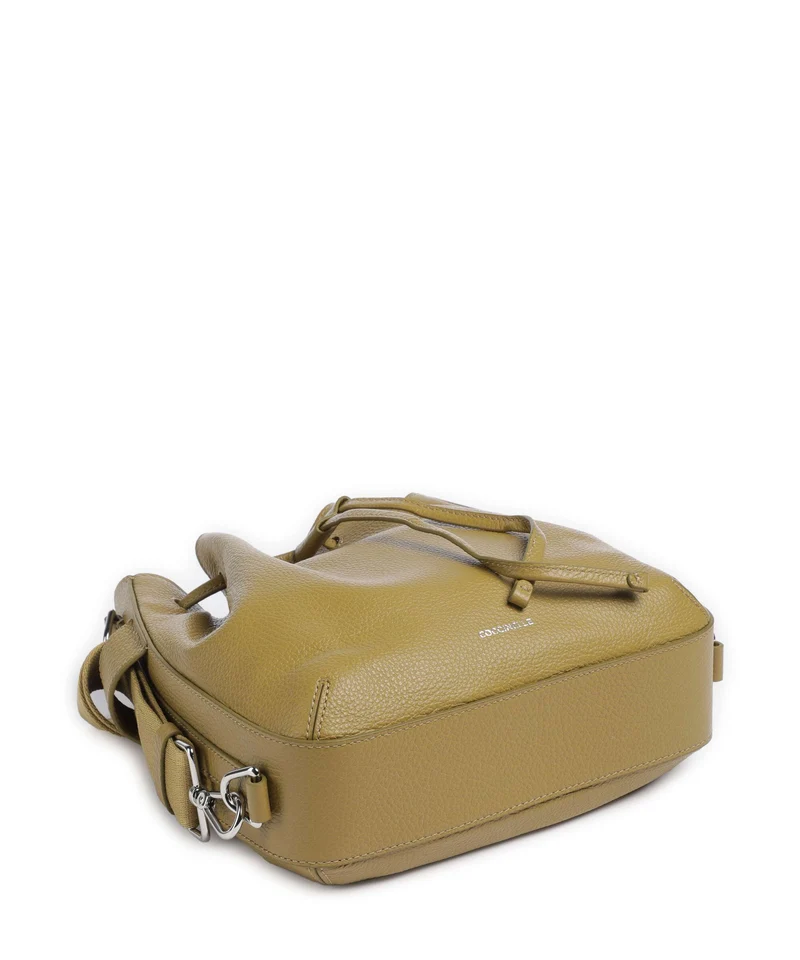 Coccinelle Gretel Ribbon Bucket bolso de mano seagrass