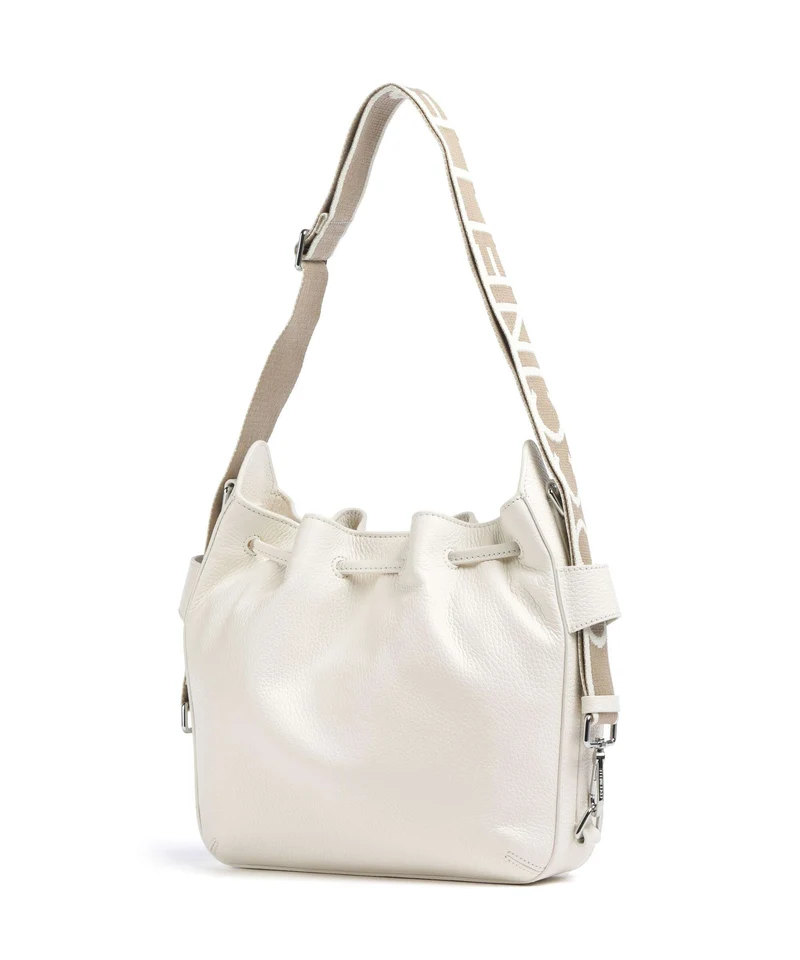 Coccinelle Gretel Ribbon Bucket bolso de mano pearl