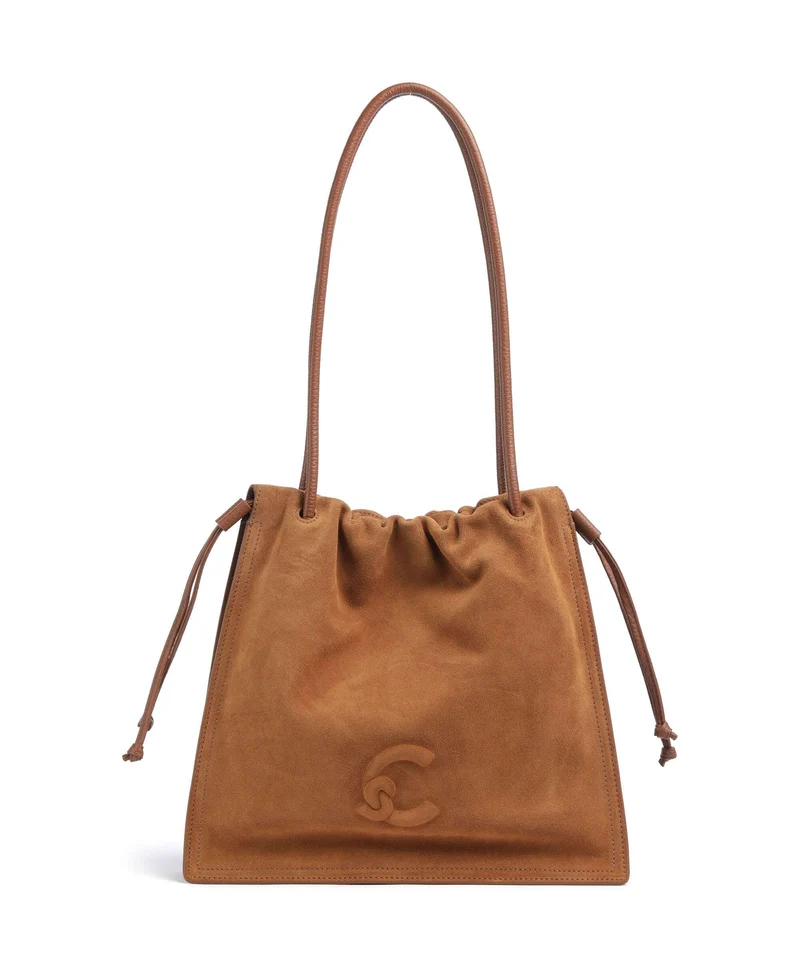 Coccinelle Dulse Bucket bolso de mano cognac/cognac