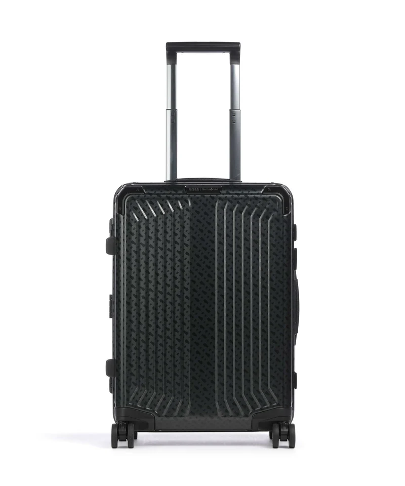 Samsonite Lite-Box Alu Boss Edition Maleta con 4 ruedas graphite monogram
