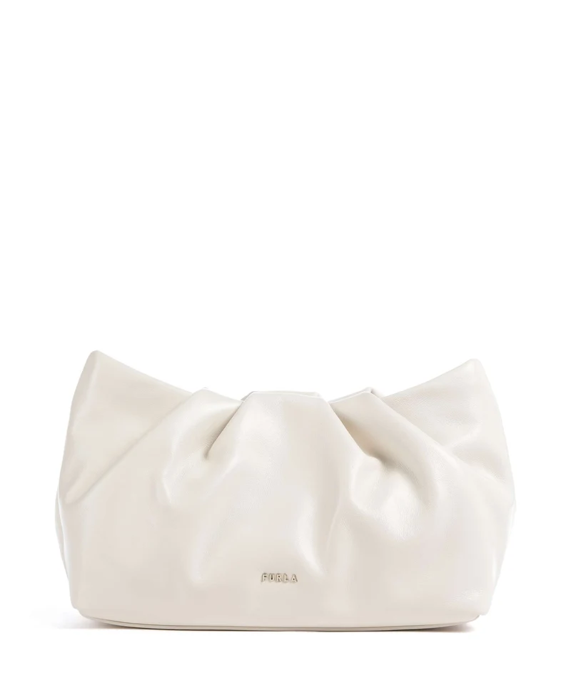 Furla Delia Mini Bolso de fiesta panna