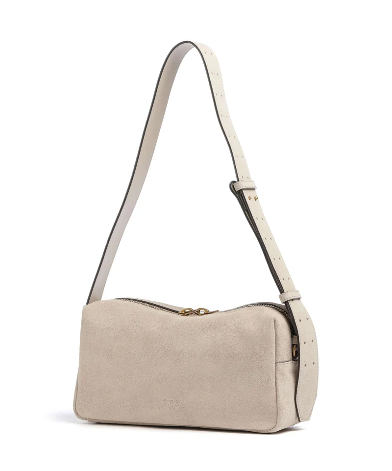 Pinko Bolso de hombro beige/grigio fumo/antique gold