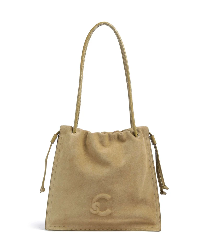 Coccinelle Dulse Bucket bolso de mano seagrass