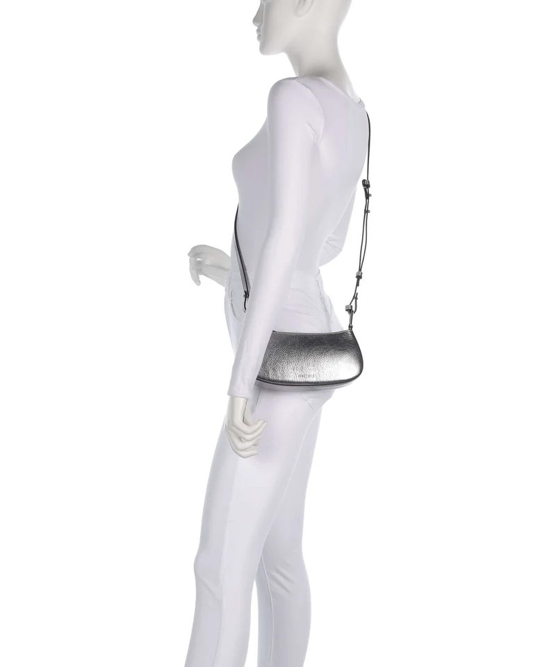 Coccinelle Merveille Bolso de hombro steel