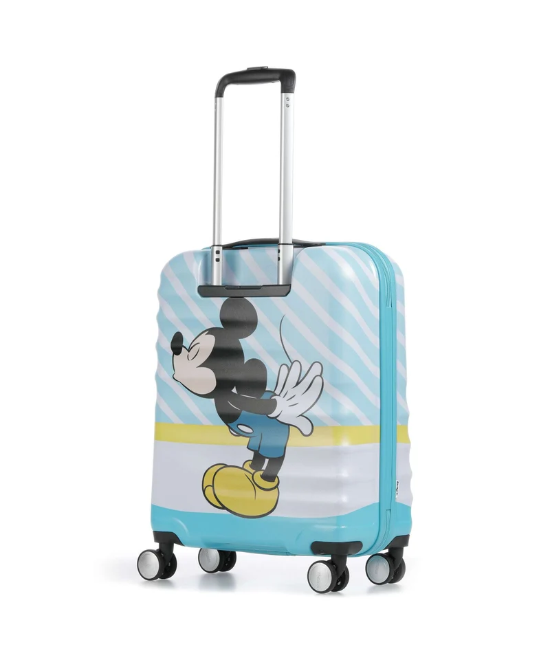 American Tourister Wavebreaker Disney Maleta con 4 ruedas mickey blue kiss