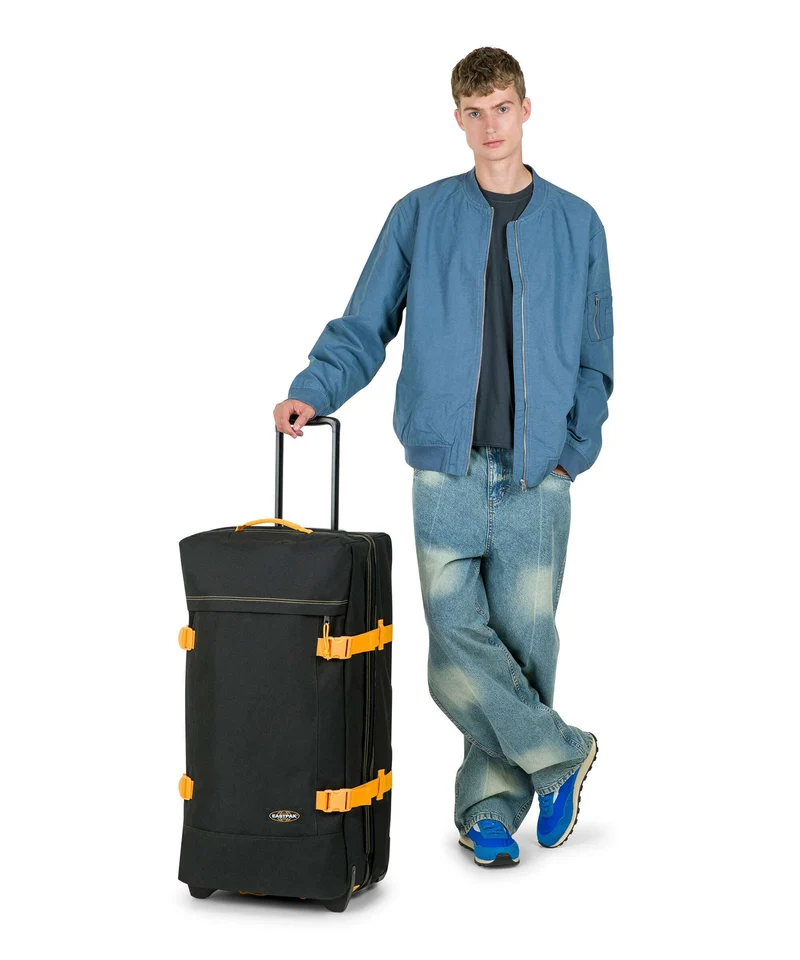Eastpak Tranverz L Bolso de viaje con ruedas kontrast mango
