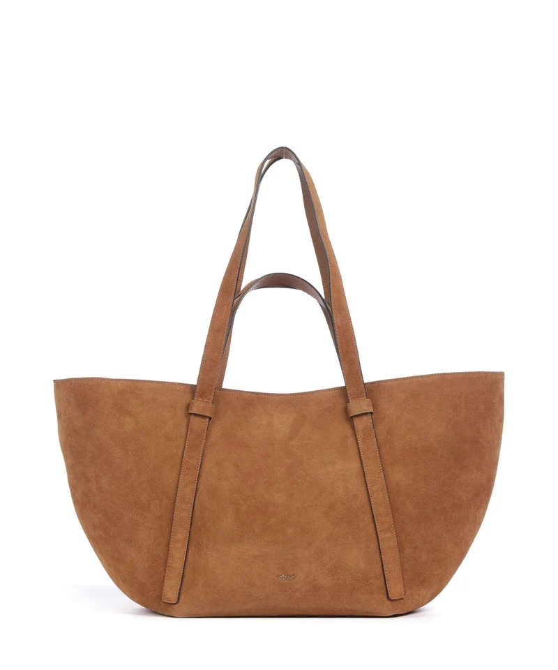 Abro Suede Cosmo Large Bolsa shopping cuoio