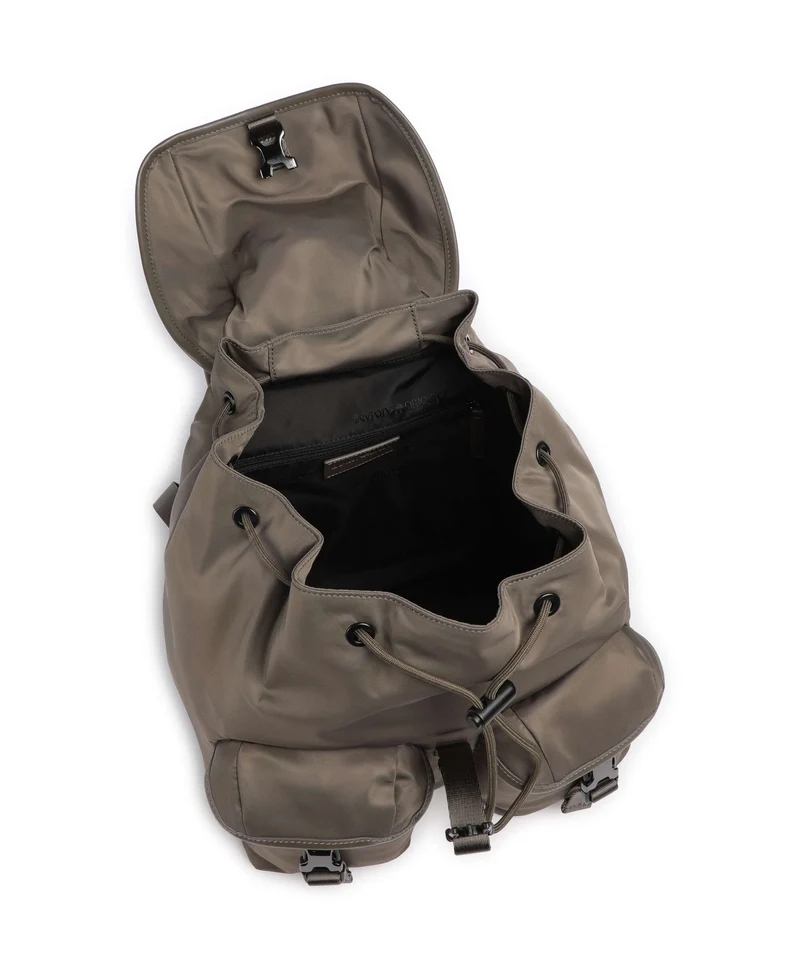Emporio Armani Recycled Nylon Mochila major brown
