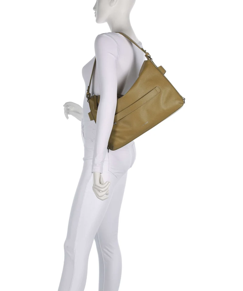 Coccinelle Gretel Ribbon Bolso de hobo seagrass