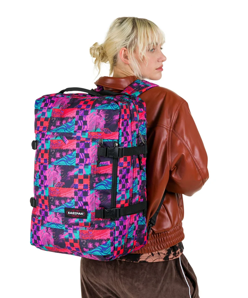 Eastpak Travelpack Mochila de viaje retro surf funk