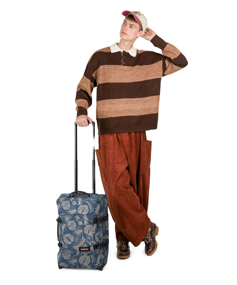 Eastpak Tranverz S Bolso de viaje con ruedas brize blue beige