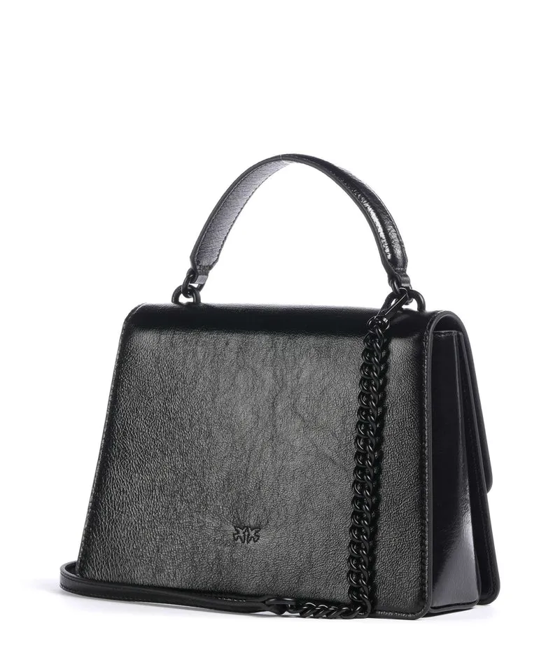 Pinko Love One Classic Bolso de mano nero limousine block color