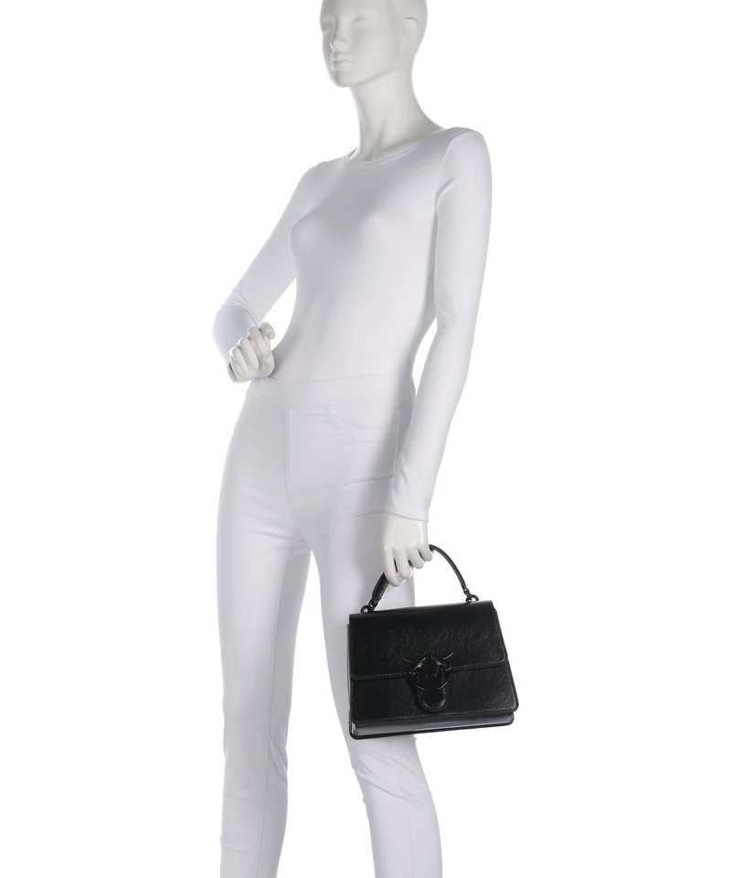Pinko Love One Classic Bolso de mano nero limousine block color
