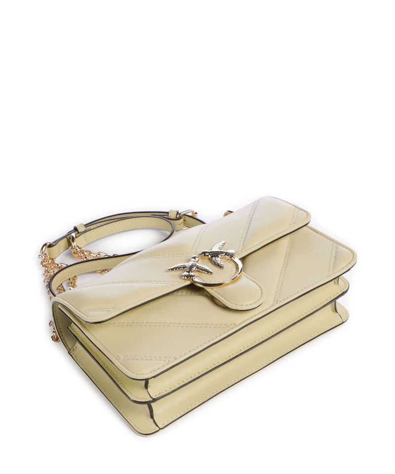Pinko Love One Mini Bolso de hombro giallo pastinaca/gold mordore