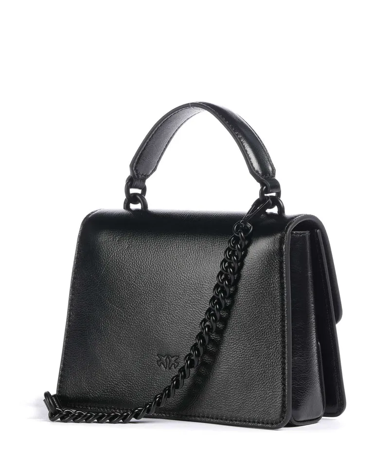 Pinko Love One Mini Bolso de mano nero limousine block color