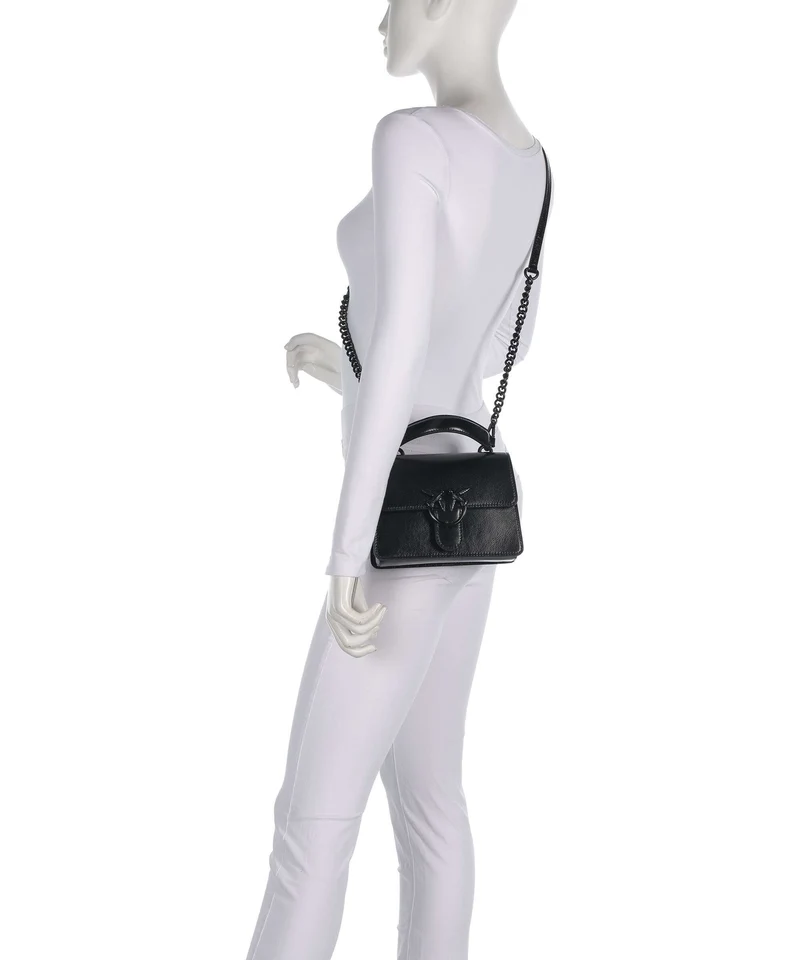 Pinko Love One Mini Bolso de mano nero limousine block color