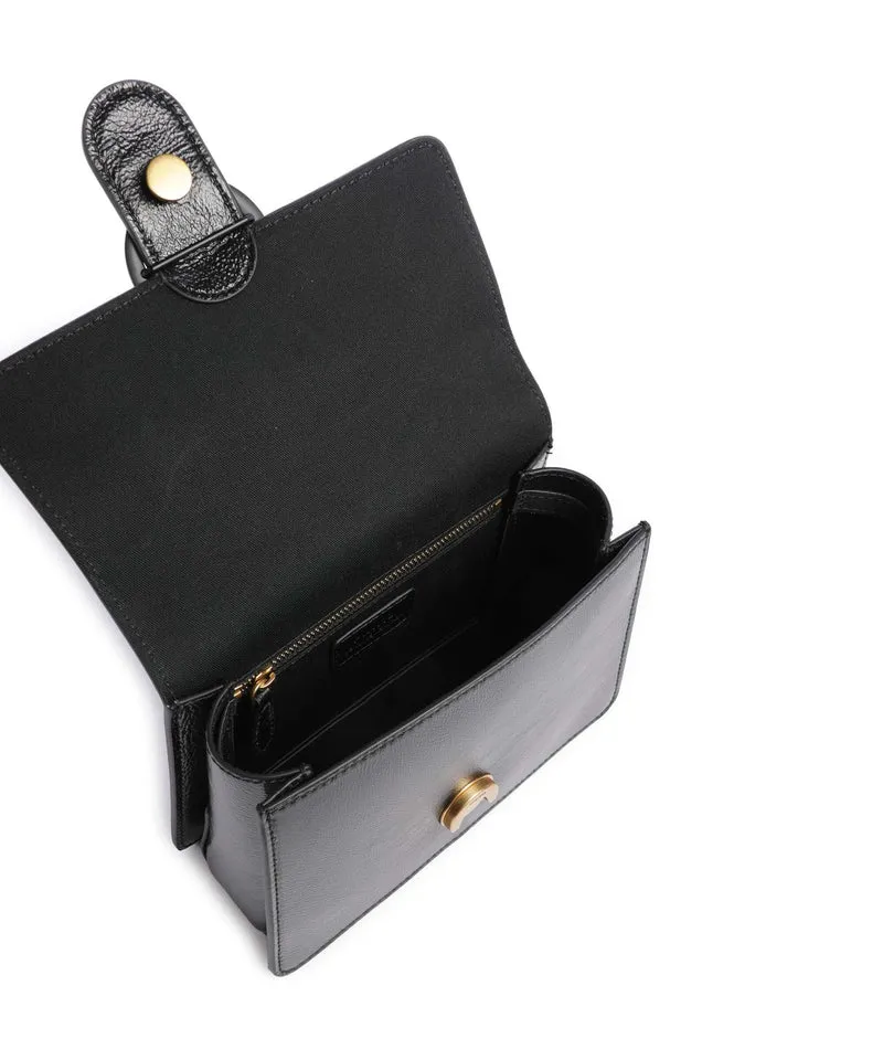 Pinko Love One Mini Bolso de mano nero limousine block color
