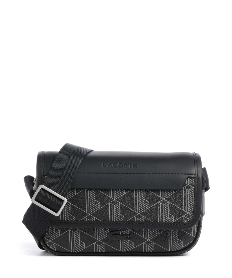 Lacoste The Blend Bandolera monogram/noir/gris