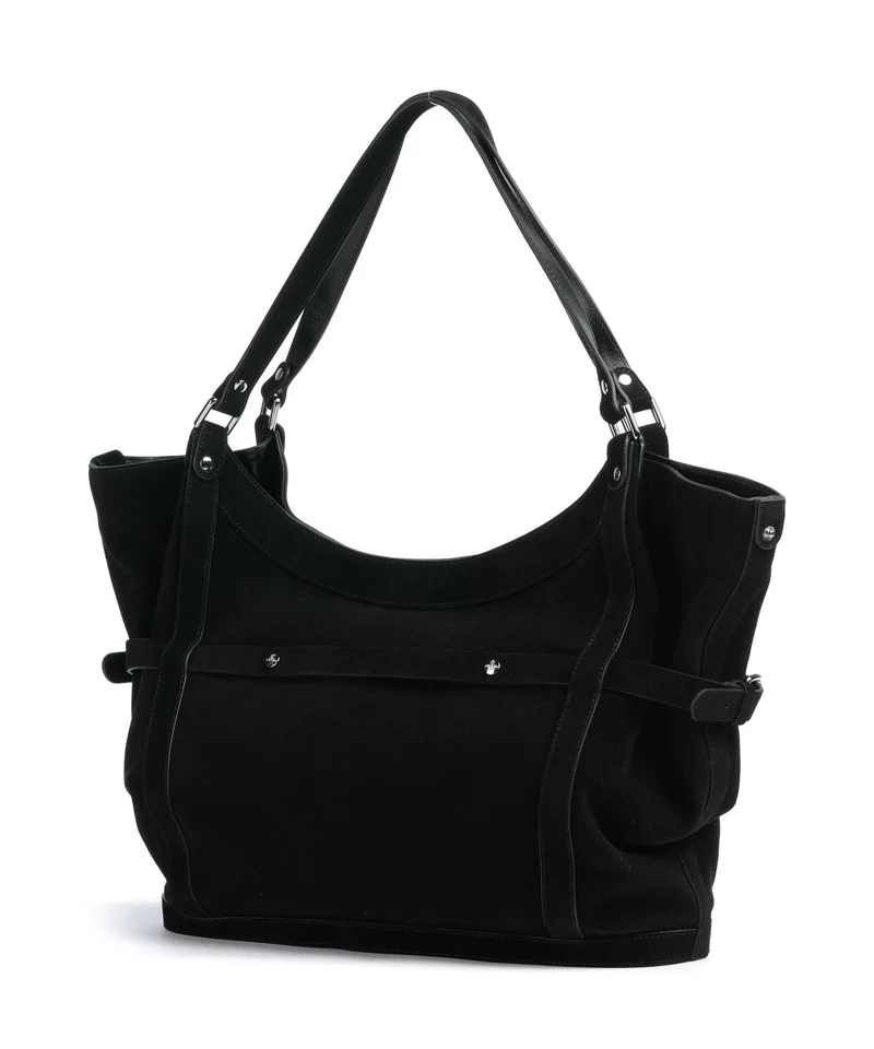 Vivienne Westwood Frankie Suede Large Bolsa shopping black