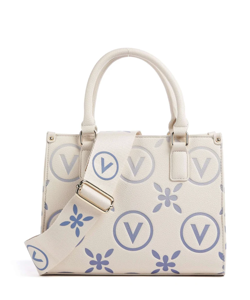 Valentino Bags Samba Re Print Bolso de mano ecru/bluette