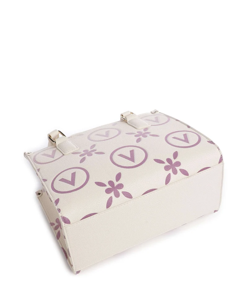 Valentino Bags Samba Re Print Bolso de mano ecru/rosa