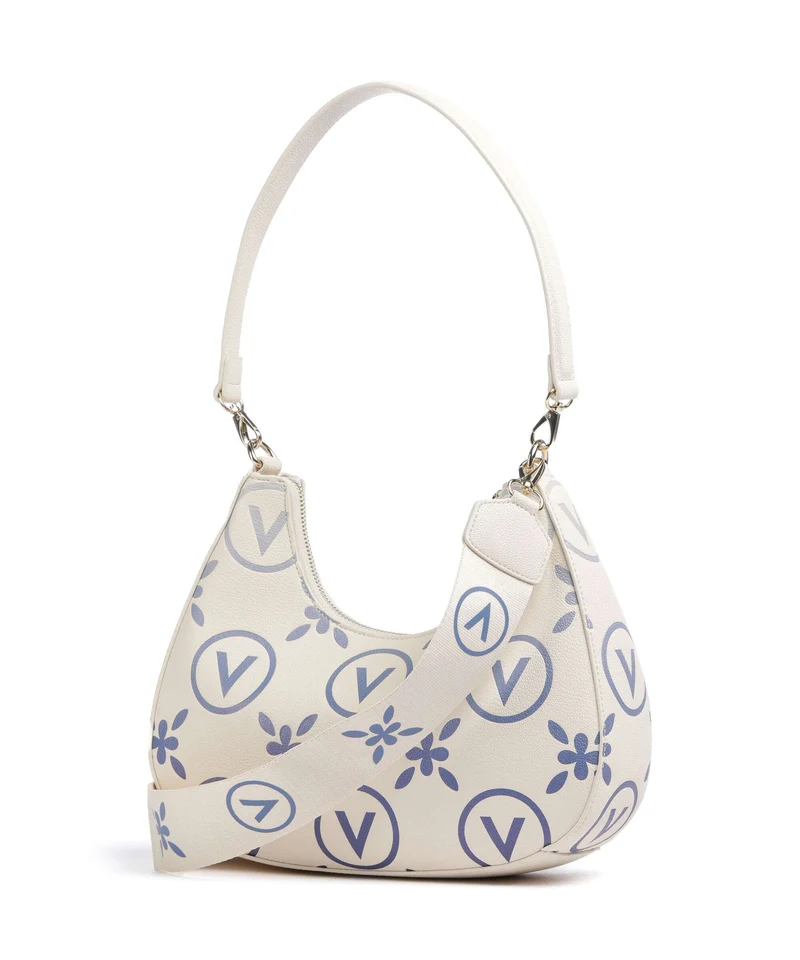 Valentino Bags Samba Re Print Bolso de hombro ecru/bluette