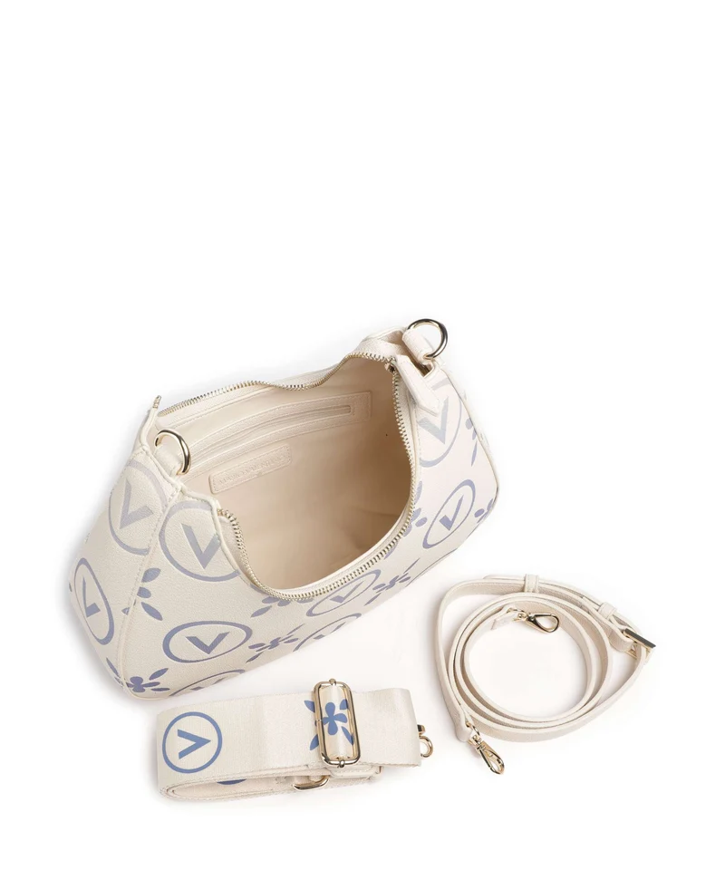 Valentino Bags Samba Re Print Bolso de hombro ecru/bluette