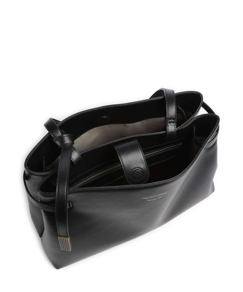 Emporio Armani Nora M Bolsa shopping black beauty