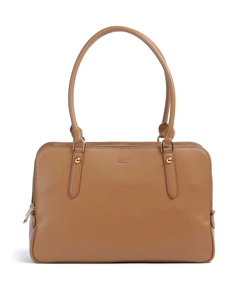 Furla Giulia L Bolso de hombro tabacco
