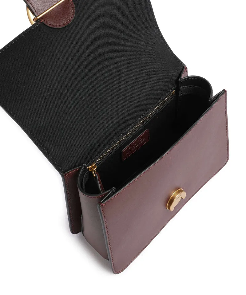 Pinko Love One Mini Bolso de mano burgundy wine/antique gold