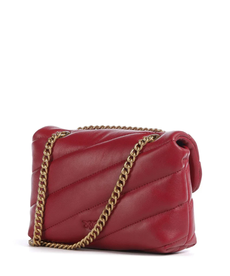 Pinko Love Puff Baby Bolso de hombro rosso scuro/antique gold