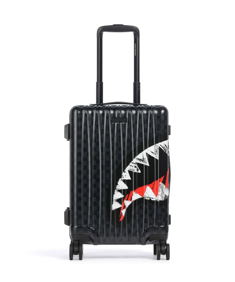 Sprayground Scribble Shark Maleta con 4 ruedas multicolour